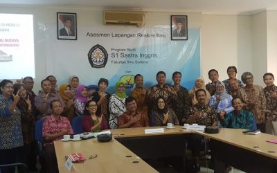 Prodi Sastra Inggris Raih “A” pada Reakreditasi 2019